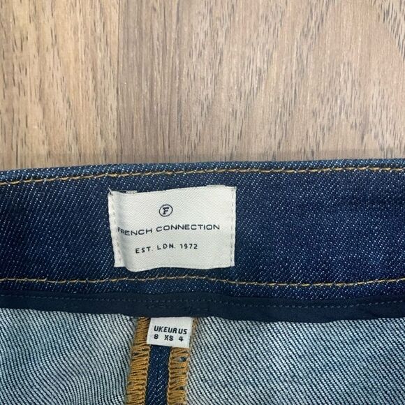 FRENCH CONNECTION DENIM MINI SKIRT WITH ZIP DETAIL - Picture 3 of 4